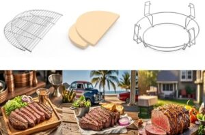 Elevate your grilling experience with the S24 Cooking Grate System, designed for Weber 22" Kettle Grills and similar sizes. Perfectly cooking food to perfection.