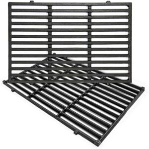 Enhance your outdoor grilling experience with Weber Genesis E/S grill replacement grates, featuring a durable cast iron design for even heat distribution. Perfect 2-pack upgrade for 300 Series gas grills (19.5" x 13").