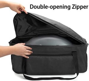 Protect your Weber grill with our patented design portable cover and storage bag. Compatible with Q1400 and Q1000/Q1200 grills, this water-resistant bag keeps your grill clean and organized.