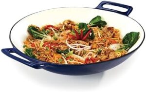 Here is the meta description:

"Elevate your cooking experience with the 69710 Porcelain Cast Iron Wok, perfect for slow-cooking and searing. Enjoy up to 20% off this durable and non-stick cookware solution!"