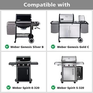 Upgrade your Weber grill with our SUS304 stainless steel grill grate, compatible with Spirit 300 and Spirit ii 300 Series gas grills. Perfect for even cooking, heat distribution and rust-resistant design.