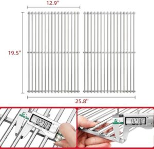 Upgrade your Weber Genesis grill with our stainless steel grates for a perfect cooking experience. Includes replacement parts for E-310, E-320, E-330, S-310, S-320, and S-330 series grills.
