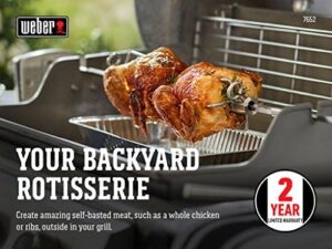 Upgrade your grilling experience with the 7652 Rotisserie designed for Genesis II & II LX 300 Series Grills, perfect for 2 & 3 burner models. Enhance your outdoor cooking with this reliable rotisserie accessory.