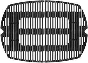 Elevate your outdoor cooking with these 7646 Cooking Grid Grates for Weber Q300 Q320 Q3200 Gas Grills, perfect for BBQ enthusiasts. Includes 2 pack of matte cast iron grates, ideal for a delicious meal experience.