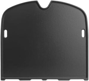 Upgrade your grilling game with the Cast Iron Griddle for Weber 9010001 Traveler Portable Gas Grill. Perfect replacement parts for a flawless cooking experience, ideal for camping trips and backyard gatherings.