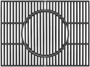 Elevate your grilling experience with Cast Iron Cooking Grates for Weber Gourmet BBQ System, compatible with Spirit I&II and Genesis models. Perfect replacement for 7638, 7639, 7525, and 7526.