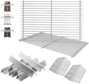 "Upgrade your Weber Genesis grill with our replacement parts for E330 models. Includes Flavorizer Bars, Grill Grate and Heat Deflector for a perfect cooking experience."