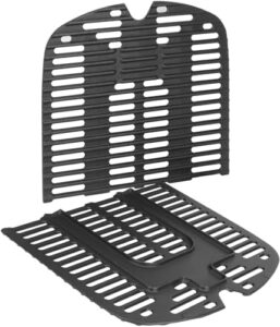 Upgrade your outdoor cooking experience with the 2 Pack Cast Iron Cooking Grid Grates perfect for Weber Traveler Portable Gas Grill replacement, ensuring durable and even heat distribution. Save on BBQ accessories with this cost-effective solution!