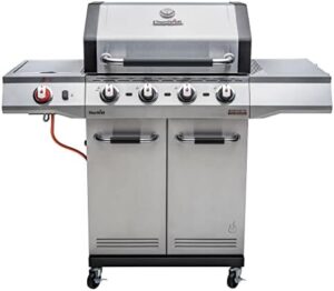 Experience the power of TRU-Infrared Technology in our Advantage PRO S 4-4 Gas Barbecue, featuring a 900°C Sear Burner and stainless steel construction. Perfect for outdoor cooking enthusiasts.