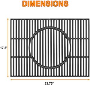 Upgraded your Weber Gourmet BBQ System with premium grill grates for Spirit II 300 & 300 SER, Genesis Silver B/C, Gold/Platinum B/C, and Genesis 1000-5000. Experience enhanced cooking and durability with these high-quality replacement parts.