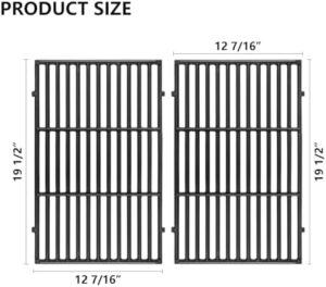 Upgrade your Weber grill with the 19.5" cast iron grate replacement, perfect for even heat distribution and durability. Save big on this top-rated accessory!
