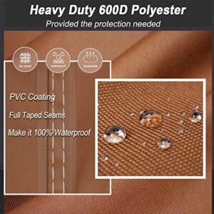 Protect your grill with the Gas Grill Cover 64 Inch BBQ Cover, waterproof and heavy-duty for Weber, Char-Broil, Brinkmann, Nexgrill grills, and more. Durable brown cover fits 2-3 burner models.