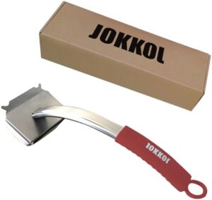Discover a brush that's gentle on your grill and easy to clean! Our Bristle Free Grill Brush features stainless steel heads with 2 replaceable brushes for effective cleaning.