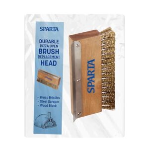 Boost kitchen cleaning with Carlisle's Oven Brush and Metal Scrapers, featuring brass wire bristles, stainless steel metal scrapers, and a pack of 12 convenient units. Perfect for tackling tough messes.