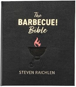 Discover the ultimate Barbeque! Bible, handbound in the USA, featuring 556 pages of grilling expertise. Perfect for BBQ enthusiasts and cooks alike.