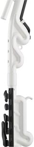Discover the YVS-120 Alto Venova wind instrument, ideal for beginners. Includes carrying case, reed, mouthpiece, and guidebook. Perfect for practicing on-the-go, in white.
