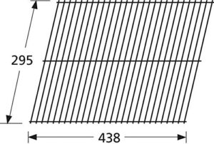 "Upgrade your outdoor cooking experience with Music City Metals' steel wire briquette grate, perfect for Outback brand gas grills. Boost grill performance and reduce ash buildup."