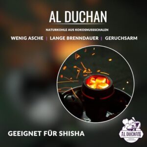 Here is the output:

"Stay fresh with Al Duchan's Premium Charcoal Black Pack of 28, offering long-lasting odourless and tasteless burning for a perfect home experience."