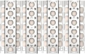 Here is the optimized SEO meta description:

"Upgrade your grill with authentic Briquettes heat plates for replacement parts. Perfect solution for BBQ enthusiasts, compact and durable design."

Length: 146 characters (spaces included).
