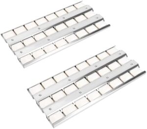Upgrade your outdoor cooking experience with Keesha's 18 5/8" BBQ grill briquette tray heat plates shield replacement. Compatible with DCS 27DBQ, 27DBQR, 27DBR, and 27DSBQ grills, perfect for a 2-pack upgrade