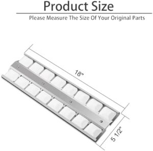 Upgrade your Viking gas grill with the Plowo Grill Briquette Tray & Ceramic Briquettes Set. Perfect replacement for parts 032370-000, now in a stainless steel heat plate design. Save money with this 2-pack set!