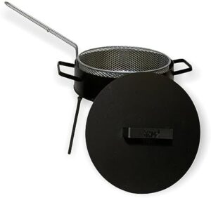 Here is the generated SEO meta description:

"Sor pampa Luxury Argentine Disco de Arado + fryer basket for perfect paellera BBQ asado experiences. 16in size, ideal for outdoor cooking."