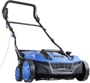 Transform your cleaning routine with this powerful 1600W artificial grass sweeper, featuring a multi-use brush and 45L collection bag. Adjust the height to suit any lawn and enjoy 3 years' warranty. Perfect for small to medium-sized lawns!