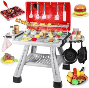 Cook kids' imagination with the 2025 Kids Cooking Toy Grill, a 2-layer playset that combines smoke light effects and outdoor pretend play. Perfect for little chefs! Save big on this fun kitchen play set.
