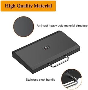 Maximize your grilling experience with the Hinged Lid for Blackstone 28 Inch Griddle Grill, featuring a hard cover hood and perfect for BBQ enthusiasts. Boost your outdoor cooking space now!