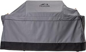 Protect your Traeger Ironwood XL grill with this premium full-length cover, designed to fit snugly and withstand harsh weather conditions. Perfect for outdoor use, keeps your grill clean and protected.