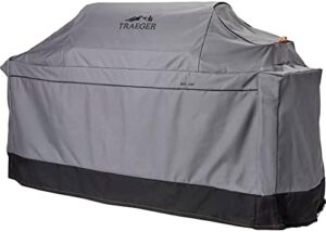 Protect your Traeger Ironwood XL grill with this premium full-length cover, designed to fit snugly and withstand harsh weather conditions. Perfect for outdoor use, keeps your grill clean and protected.