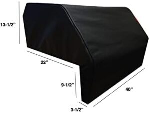 Protect your Lion built-in grill with this heavy duty premium vinyl cover, designed for 40" models. Stay clean and save time with its easy installation and durable construction.
