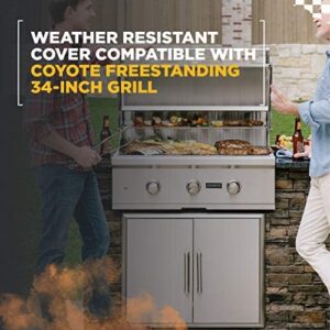 Protect your Coyote CC3 grill with the CCVR3-CT cover, designed to fit snugly and provide excellent protection from weather and dust. Perfect for outdoor use, dimensions 74x20.5x10 cm. Save on your next purchase!