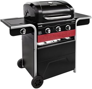 Discover the Char-Broil Gas2Coal Hybrid Grill, perfect for outdoor cooking. This 3-burner grill combines gas and coal BBQing with a premium cover, black finish, and dimensions 145.5x33.8x36 cm. Perfect for any backyard or patio.