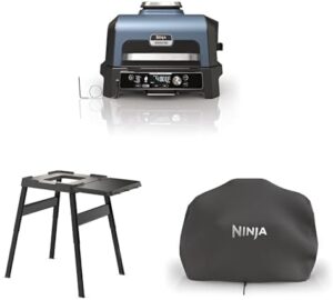 Here is the optimized meta description:

"Upgrade your outdoor cooking experience with this Ninja Woodfire Pro Connect XL Electric BBQ Grill and Smoker featuring app control, digital probe, and 7-in-1 functionality. Perfect for large gatherings."