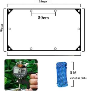 Protect your outdoor space with this heavy-duty tarpaulin sheet made from 420g/m² PVC material. Weatherproof and durable, perfect for balconies, terraces, garden furniture, barbecues, or patios.