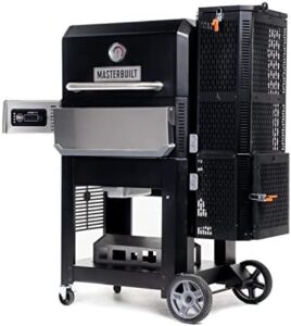 Discover the MasterBuilt Gravity Series 800 Charcoal Barbecue, perfect for outdoor cooking with its heavy-duty construction and robust heat distribution. Great value at a discounted price, ideal for BBQ enthusiasts.