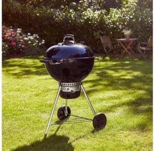 Sizzling charcoal flavors with the Weber Master Touch GBS E-5750 Charcoal Barbecue, featuring 285 sq cm cooking area and portable design for outdoor adventures. Up to 50% off on select accessories.