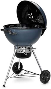 "Unleash backyard BBQ masterpieces with the Weber Master-Touch GBS C-5750, featuring 285 sq inches cooking area and adjustable lid. Perfect for outdoor gatherings, grill and cook like a pro."