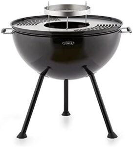 Discover the ultimate outdoor cooking experience with Tower's T978512 fire pit and grill combo, featuring 360° access, easy clean design and durable black handles. Perfect for cozy gatherings or backyard BBQs!