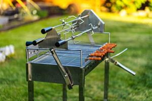 Here is the generated meta description:

"Experience backyard feasts with the Large Maxking 3641 Rotisserie Charcoal BBQ, featuring stainless steel construction and adjustable heat control. Great value for a limited time only, don't miss out!"