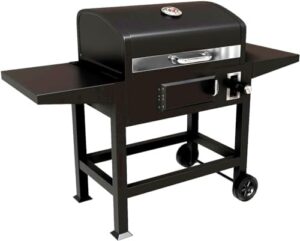 Here is the meta description:

"Experience outdoor cooking with Gas One's 24-inch charcoal grill. Multiple tier heat control and portability make it perfect for camping, picnics, patios, and backyard barbecues - discounts available!"