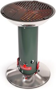 Boost your outdoor gatherings with the Barbecook Largo Barbecue, featuring a large cooking area and durable green finish. Perfect for family BBQs and gatherings.