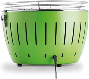 Compact low-smoke grill perfect for camping, hiking & boat trips. Portable design with USB power supply or power bank, ideal for outdoor enthusiasts seeking a smoke-free grilling experience.