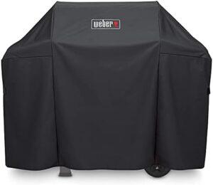 Protect your Weber Spirit/Spirit II 300 & 200 BBQ grill with our heavy-duty cover, featuring breathable UV and stainless steel for easy cleaning. Perfect accessory for BBQ enthusiasts!