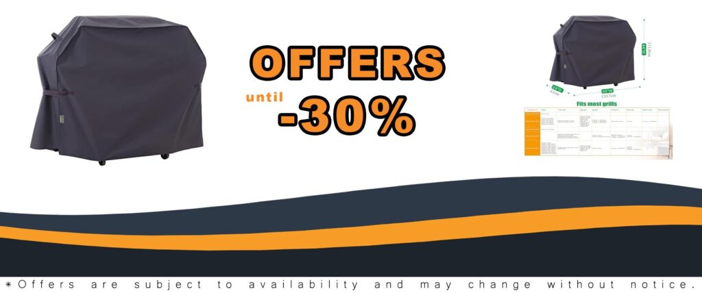 F J Outdoors Waterproof BBQ Cover for 3 4 5 Burner Grills
