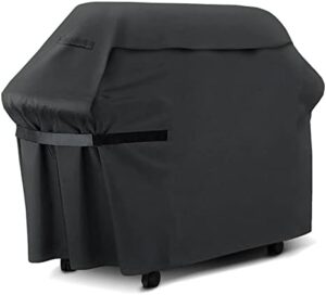 Protect your outdoor grill with the Oxford Cloth cover, featuring UV resistant and waterproof materials. Perfect for BBQ enthusiasts, this durable cover measures 170x61x117cm.