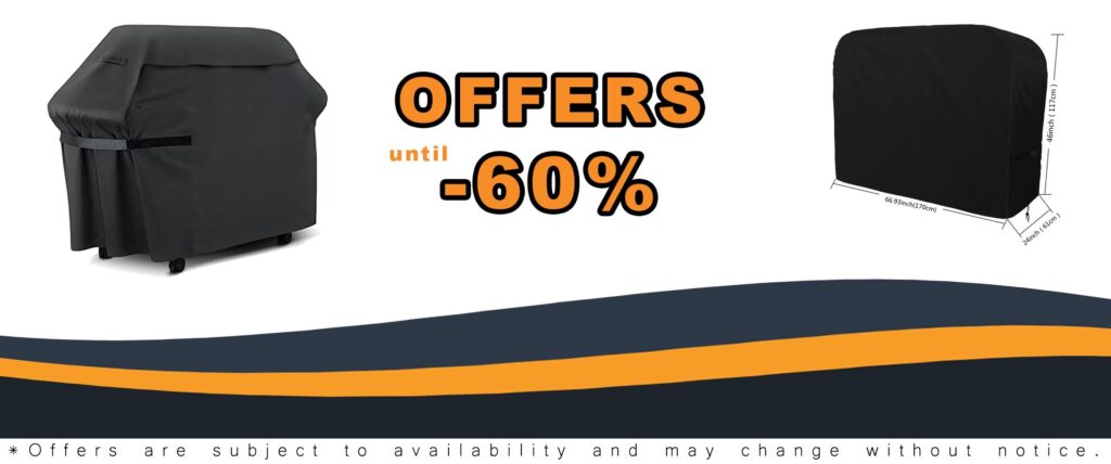 Oxford Cloth UV Resistant Waterproof Outdoor Grill Cover 170x61x117CM