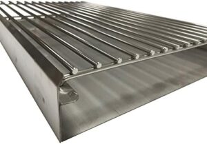 Create your backyard BBQ paradise with this DIY Brick BBQ Kit, featuring a heavy-duty stainless steel charcoal grate and tray for a chrome grill-like finish.
