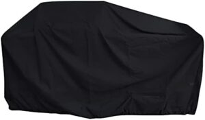 Protect your outdoor grill with the Cozzka 98 inch island BBQ grill head cover, made of heavy-duty waterproof material. Ideal for all-year-round use.
